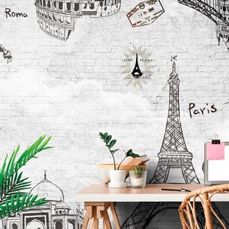 TAPET MONUMENTE CELEBRE ALE LUMII - 🔥 REDUCERE TOTALÃ