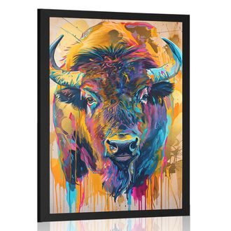 POSTER BIVOLUL CU IMITAȚIA PICTURII - BIVOLI - POSTERE