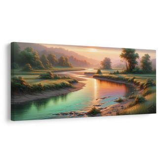 OBRAZ KLIDNÁ HLADINA - OBRAZY PŘÍRODY A KRAJINY - OBRAZY