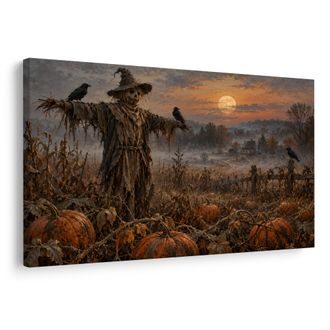 OBRAZ STRAŠÁK V DÝŇOVÉM POLI - HALLOWEENSKÉ A HOROROVÉ OBRAZY - OBRAZY