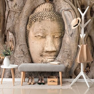 SELF ADHESIVE WALL MURAL BUDDHA'S SACRED FIG TREE - SELF-ADHESIVE WALLPAPERS - WALLPAPERS