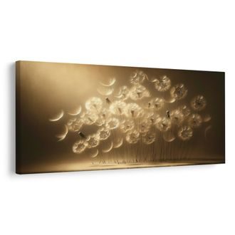 CANVAS SCHILDERIJ ZWEVENDE PAARDENBLOEMPLUISJES - SCHILDERIJEN - MEGA UITVERKOOP TOT 70% 🔥