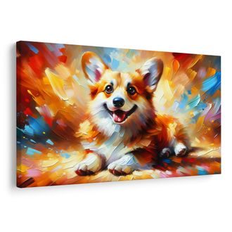 OBRAZ ŠTĚNĚ PLNÉ RADOSTI - OBRAZY PSI - OBRAZY