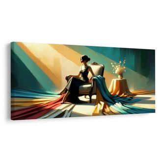 OBRAZ ŽENA V ZÁPLAVĚ BAREV - OBRAZY ŽENY - OBRAZY