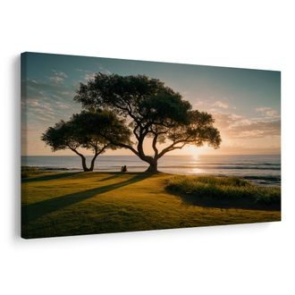 OBRAZ STROM ŽIVOTA U MOŘE - OBRAZY STROMY A LISTY - OBRAZY