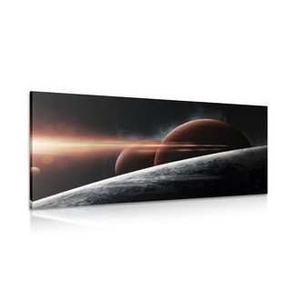 OBRAZ PLANETY V GALAXIÍ - OBRAZY VESMÍRU A HVĚZD - OBRAZY