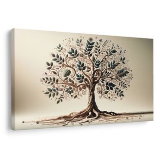 TABLOU ARBORELE VIEȚII CU DETALII FINE - TABLOURI ARBORII VIEȚII - TABLOURI