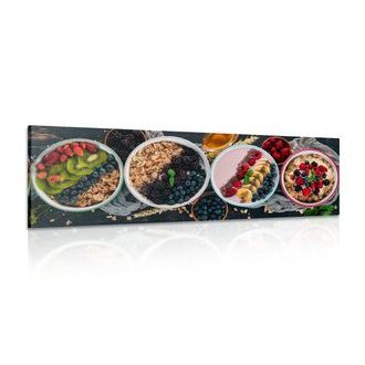 OBRAZ CHUTNÉ VARIACE MÜSLI - OBRAZY JÍDLA A NÁPOJE - OBRAZY
