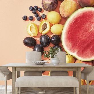 SELF ADHESIVE WALL MURAL JUICY SUMMER FRUIT - SELF-ADHESIVE WALLPAPERS - WALLPAPERS