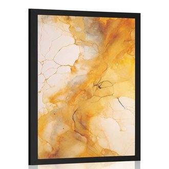 ПЛАКАТ – ЖЪЛТ МРАМОР - МРАМОРНА АБСТРАКЦИЯ - ПЛАКАТИ