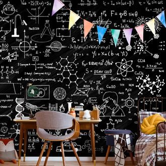 SELF ADHESIVE WALLPAPER SCIENCE BOARD - SELF-ADHESIVE WALLPAPERS - WALLPAPERS