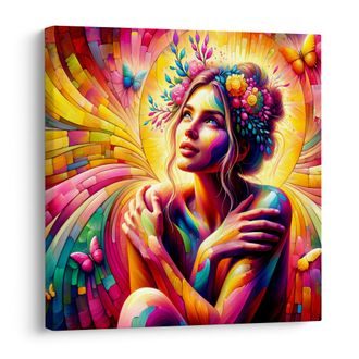OBRAZ DUHA BAREVNÁ HARMONIE - OBRAZY ŽENY - OBRAZY
