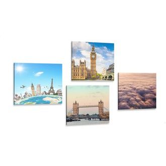 SET OBRAZŮ KOUZELNÝ LONDÝN - SESTAVY OBRAZŮ - OBRAZY