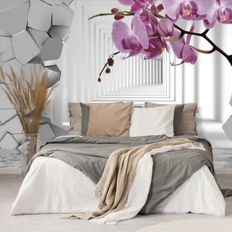 SELF ADHESIVE WALLPAPER FUTURISTIC ORCHID - SELF-ADHESIVE WALLPAPERS - WALLPAPERS