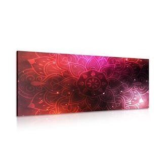 OBRAZ MANDALA S GALAKTICKÝM POZADÍM - OBRAZY FENG SHUI - OBRAZY