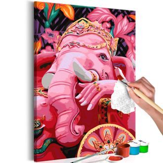 Obraz maľovanie podľa čísiel Ganéša - Ganesha