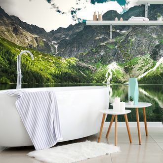 SELF ADHESIVE WALL MURAL SEA EYE IN THE TATRAS - SELF-ADHESIVE WALLPAPERS - WALLPAPERS