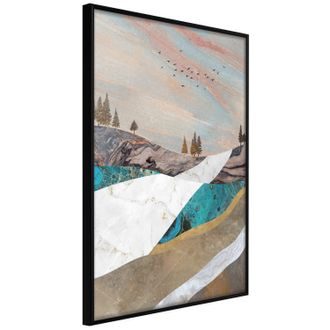 Plakát malovaná krajinka - Painted Landscape