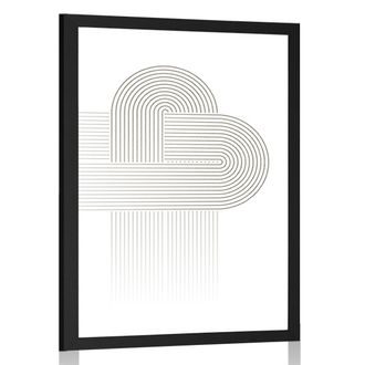 PLAKÁT SPOJENÉ DUHY MID-CENTURY - MOTIVY Z NAŠÍ DÍLNY - PLAKÁTY