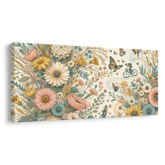 OBRAZ ROZKVETLÁ CYKLOSTEZKA - OBRAZY POLE A LOUKY - OBRAZY