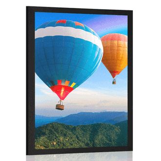 POSTER ABENTEUERLICHE LUFTBALLONS - NATUR - POSTER