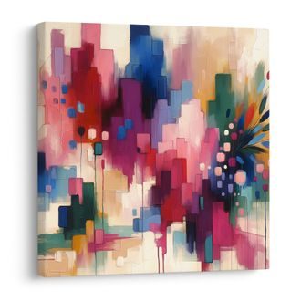 OBRAZ KVĚTINY V MODERNÍ ABSTRAKCI - ABSTRAKTNÍ OBRAZY - OBRAZY