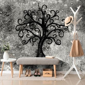 WALLPAPER BLACK AND WHITE TREE OF LIFE - BLACK AND WHITE WALLPAPERS - WALLPAPERS