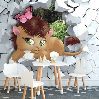 TAPETE SÜSSES LÖWENJUNGES - TAPETEN - 🔥 TOTALAUSVERKAUF