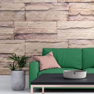 WALL MURAL BEIGE CHARMING STONE - WALLPAPERS - 🔥 TOTAL SALE 🔥