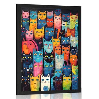 AFFICHE – COLLECTION DE CHATS - CHATS - AFFICHES
