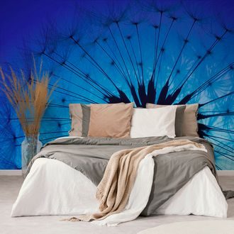 SELF ADHESIVE WALLPAPER BLUE DANDELION - SELF-ADHESIVE WALLPAPERS - WALLPAPERS