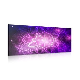 OBRAZ MANDALA S POZADÍM GALAXIE - OBRAZY FENG SHUI - OBRAZY