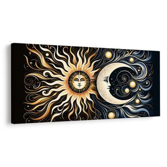 WANDBILD ASTRALE VERBINDUNG - WANDBILDER MOND - BILDER