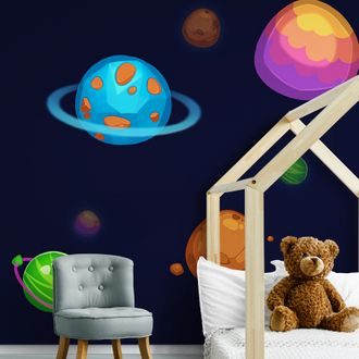 SAMOLEPÍCÍ TAPETA KOUZELNÉ PLANETY - SAMOLEPÍCÍ TAPETY - TAPETY