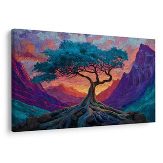OBRAZ STROM ŽIVOTA V HORÁCH - OBRAZY STROMY ŽIVOTA - OBRAZY