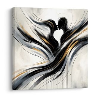 OBRAZ SILUETY V HARMONII - OBRAZY LÁSKA - OBRAZY