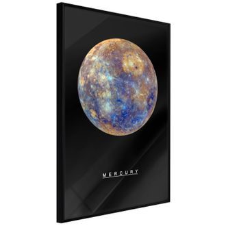 Plagát planéta Merkur - The Solar System