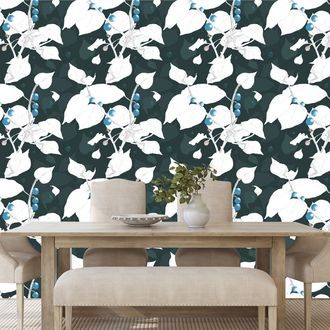 SELF ADHESIVE WALLPAPER BLUEBERRIES - SELF-ADHESIVE WALLPAPERS - WALLPAPERS