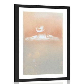 PLAKÁT S PASPARTOU ZÁHADNÁ DÁMA - MOTIVY Z NAŠÍ DÍLNY - PLAKÁTY