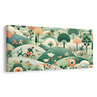 OBRAZ PROCHÁZKA A JÍZDA KRAJINOU - OBRAZY POLE A LOUKY - OBRAZY