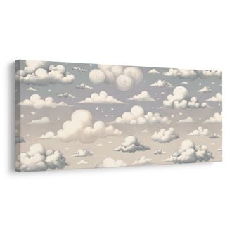 WANDBILD MÄRCHENHAFTER HIMMEL MIT WOLKEN - BILDER FÜR KINDER - BILDER