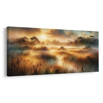 OBRAZ MLHA V RÁKOSÍ - OBRAZY VÝCHOD A ZÁPAD SLUNCE - OBRAZY