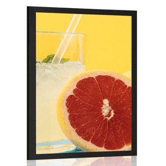 AFFICHE LIMONADE AUX FRUITS - AVEC UN MOTIF DE CUISINE - AFFICHES