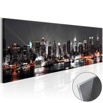 Picture on acrylic glass dream city New York