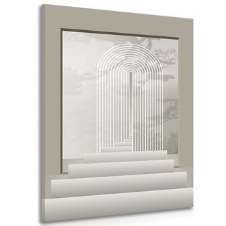 OBRAZ SCHODY DO RÁJE MID-CENTURY - ABSTRAKTNÍ OBRAZY - OBRAZY