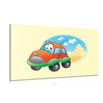 OBRAZ AUTÍČKO NA VÝLETĚ - DĚTSKÉ OBRAZY - OBRAZY