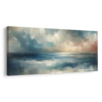 WANDBILD BERUHIGENDE MEERESOBERFLÄCHE - ABSTRAKTE BILDER - BILDER