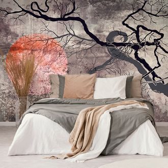 SELF ADHESIVE WALLPAPER SURREALISTIC TREES - SELF-ADHESIVE WALLPAPERS - WALLPAPERS