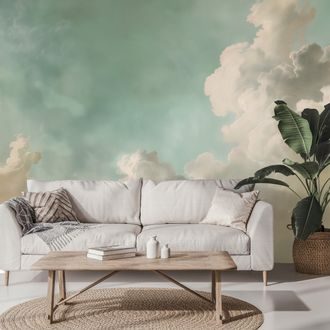 FOTOTAPETA NJEŽNI PASTELNI OBLACI - TAPETE PRIRODA - TAPETE