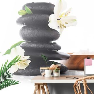 FOTOTAPETA ZEN KAMENY A MOŘSKÁ SŮL - TAPETY FENG SHUI - TAPETY